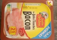Mängden socker i Les belles tranches Bacon