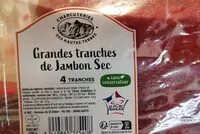 Mängden socker i Grandes tranches de jambon sec
