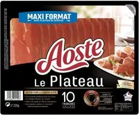 Mängden socker i Le Plateau - 10 tranches - Aoste