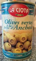 Mängden socker i Olives vertes à la farce d'Anchois