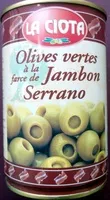 Mängden socker i Olives Vertes à la Farce de Jambon Serrano