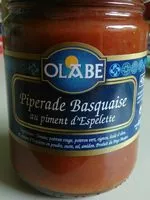 Mängden socker i Piperade Olabe Piment d'espelette