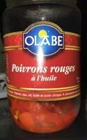 Mängden socker i Poivrons rouges à l'huile