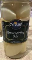 Mängden socker i Pommes de terre baby