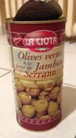 Mängden socker i Olives vertes à la farce de Jambon Serrano