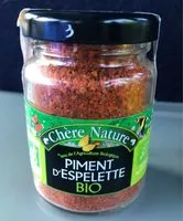 Mängden socker i Piment d'espelette Bio