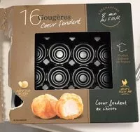 Mängden socker i Gougères coeur fondant