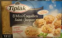 Mängden socker i 8 Mini Coquilles Saint-Jacques