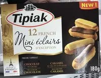 Mängden socker i Mini éclairs : Chocolat & Caramel au sel de Guérande