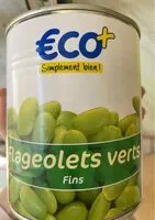 Mängden socker i Flageolets vert éco+