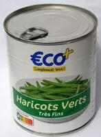Mängden socker i Haricots vert très fins