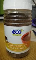 Mängden socker i Préparation au cacao maigre