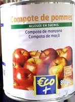 Mängden socker i Compote de pommes allégée en sucre
