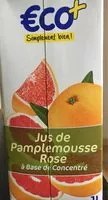 Mängden socker i Jus de pamplemousse rose ABC