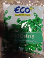 Mängden socker i Bonbons Goût Menthe-Eucalyptus