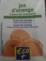 Mängden socker i Jus D'orange x6