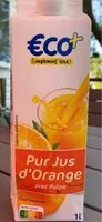 Mängden socker i Pur jus d'orange avec pulpe