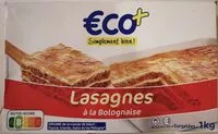 Mängden socker i Lasagnes à la Bolognaise