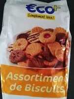 Mängden socker i Assortiment de Biscuits