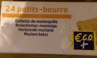 Mängden socker i 24 Petits-beurre
