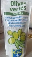 Mängden socker i Olives vertes entières