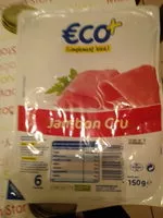 Mängden socker i Jambon cru