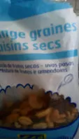 Mängden socker i Mélange de graines et de raisins