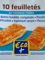Mängden socker i 10 Feuilletés - au Fromage Fondu