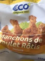 Mängden socker i Manchons de Poulet Nature