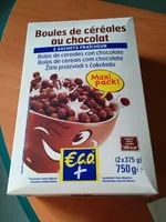 Mängden socker i Boules de céréales au chocolat
