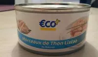 Mängden socker i Morceaux de thon listao