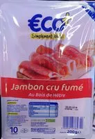 Mängden socker i Jambon cru fumé au bois de hêtre