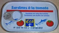 Mängden socker i Sardines à la tomate