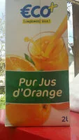 Mängden socker i Pur jus d'orange 2L
