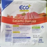 Mängden socker i Salami Danois