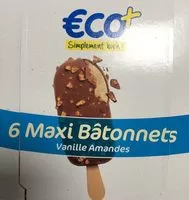 Mängden socker i Maxi Bâtonnets Vanille Amandes