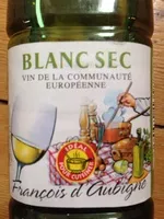 Mängden socker i Vin blanc sec