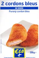 Mängden socker i 2 cordons bleus de dinde