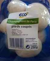 Mängden socker i Champignons de Paris