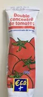 Mängden socker i Double concentré de tomates