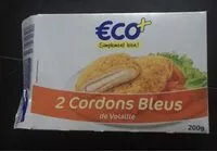 Mängden socker i Cordons bleus de volaille