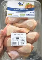 Mängden socker i Pilons de poulet