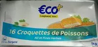 Mängden socker i Croquettes de poisson - Ail et fines herbes