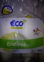 Mängden socker i Endives 500g (Fruits et légumes de France)