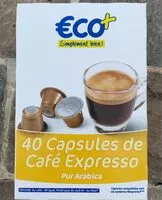Mängden socker i Capsule café expresso