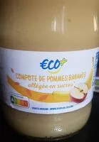 Mängden socker i Compote de pommes bananes