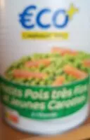 Mängden socker i Petits pois très fins et jeunes carottes à l'etuvée