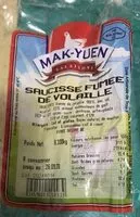 Mängden socker i Saucisse Fumée De Volaille