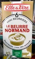 Mängden socker i Les minis beurriers le Beurre Normand demi-sel
