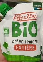 Mängden socker i La Crème Entière Epaisse Bio 30%MG
